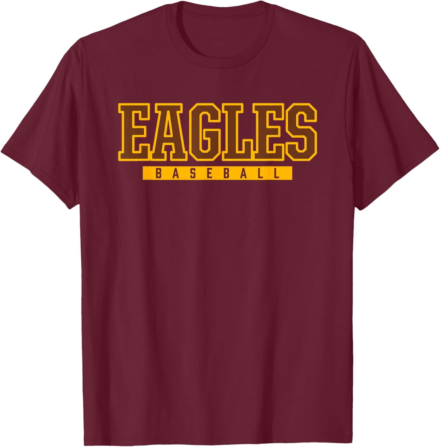 Apple Valley Eagles Baseball T-Shirt - T-Shirt | Maroon