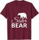 Sister Sibling Best Sister Bear Protective Sister T-Shirt - T-Shirt | Maroon