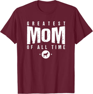 Greatest Mom of All Time Mother's Day #1 Best Mama Goat Icon T-Shirt - T-Shirt | Maroon
