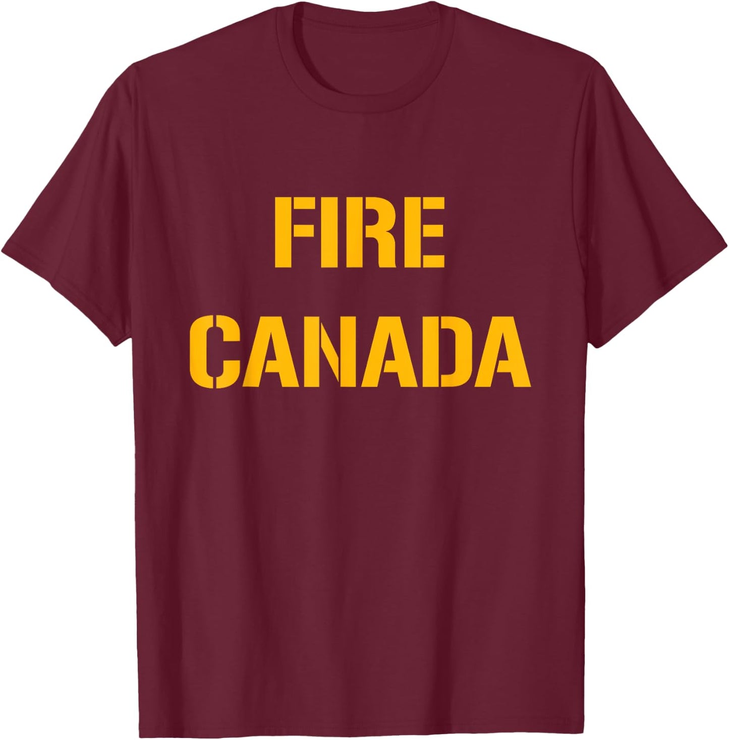 Fire Canada Pittsburgh Football T-Shirt - T-Shirt | Maroon