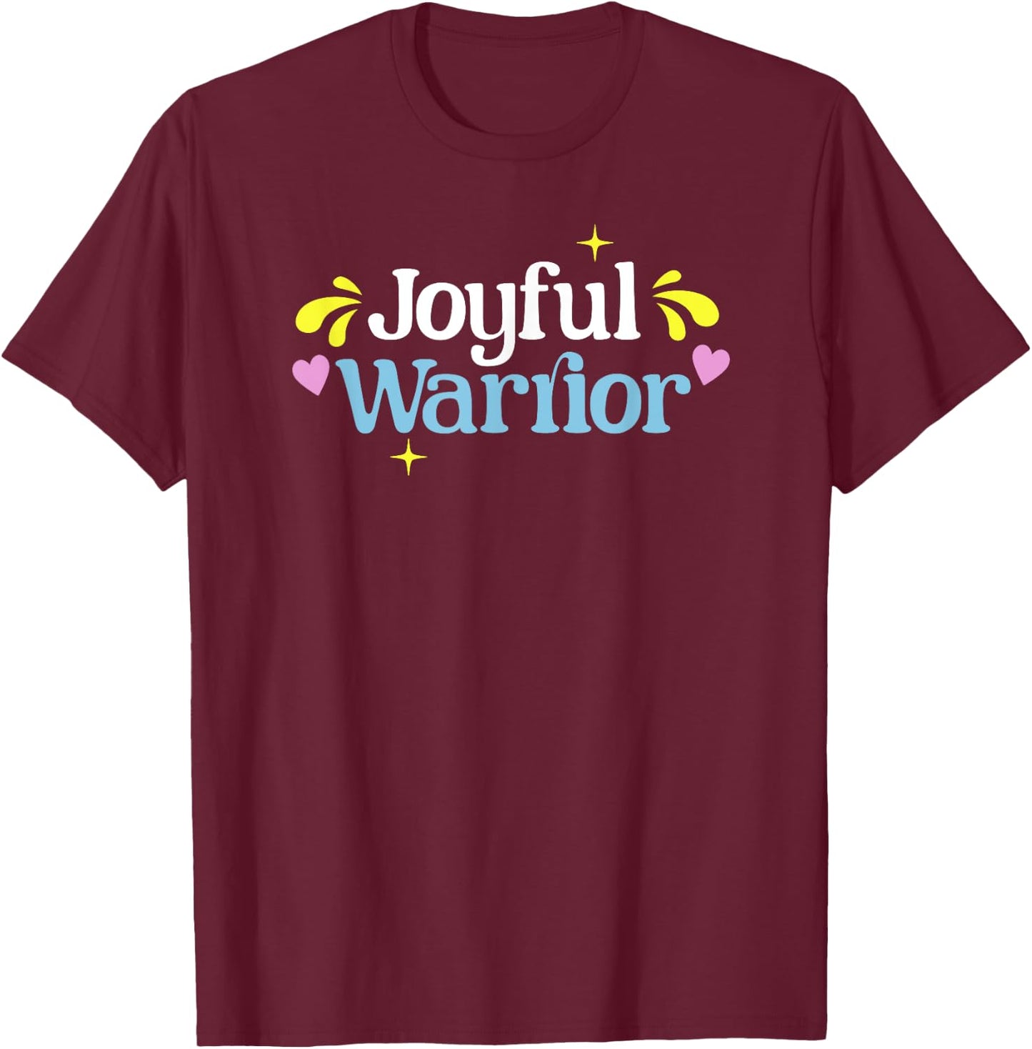Joyful Warrior President Kamala Harris Tim Walz Waltz 2024 T-Shirt - T-Shirt | Maroon