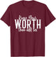 Know Your Worth Than Add Tax Black Queen Empowering T-Shirt - T-Shirt | Maroon