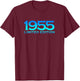 Humor 1955 70 Year Old Bday Men Women 70th Birthday T-Shirt - T-Shirt | Maroon