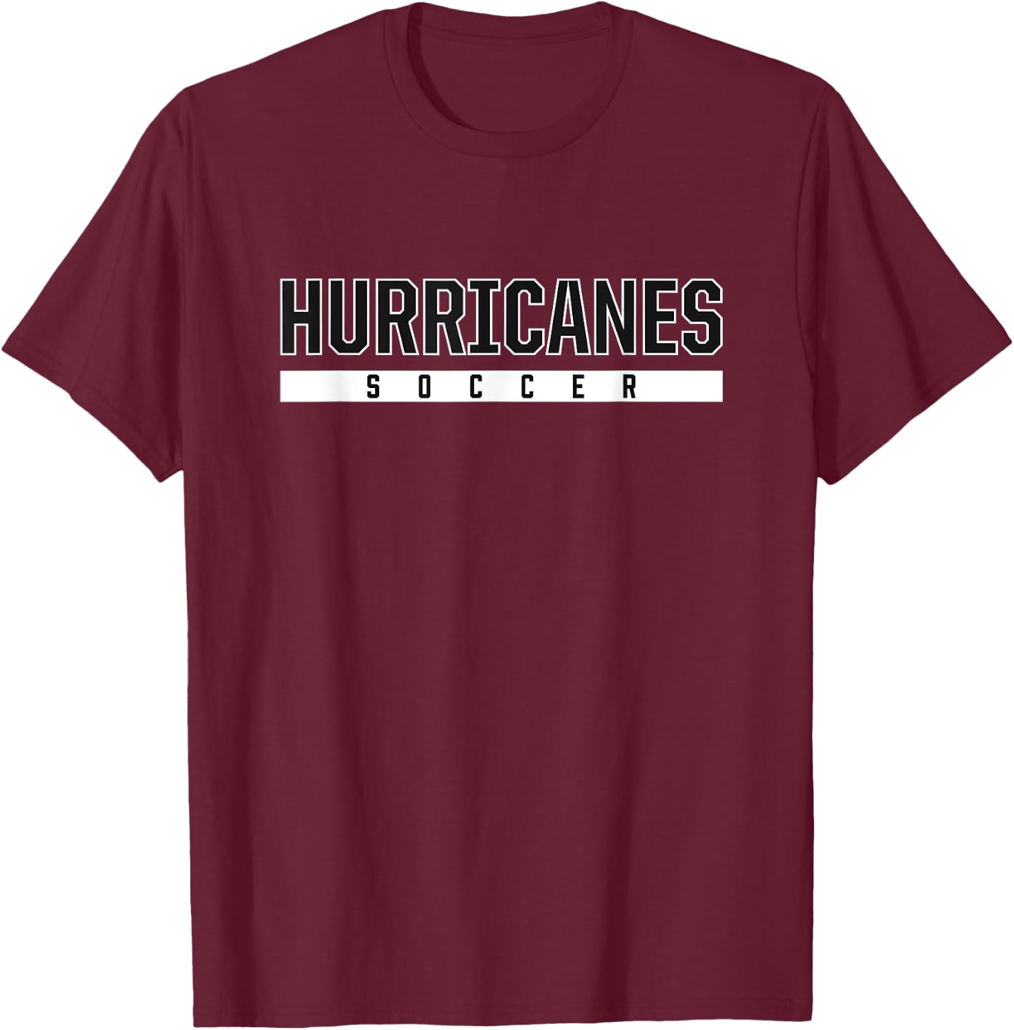 Hurricanes Marion High School Soccer T-Shirt - T-Shirt | Maroon