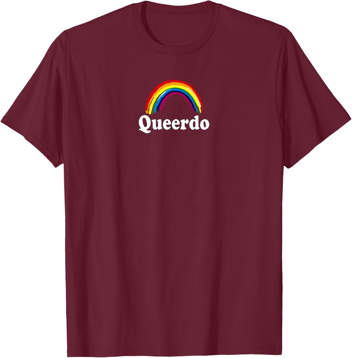 Gay Pride Queerdo T-Shirt - T-Shirt | Maroon