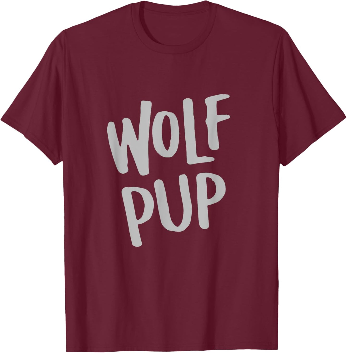 Wolf Pup Shirt, Matching Family, Baby Shower, New Mom Gifts T-Shirt - T-Shirt | Maroon