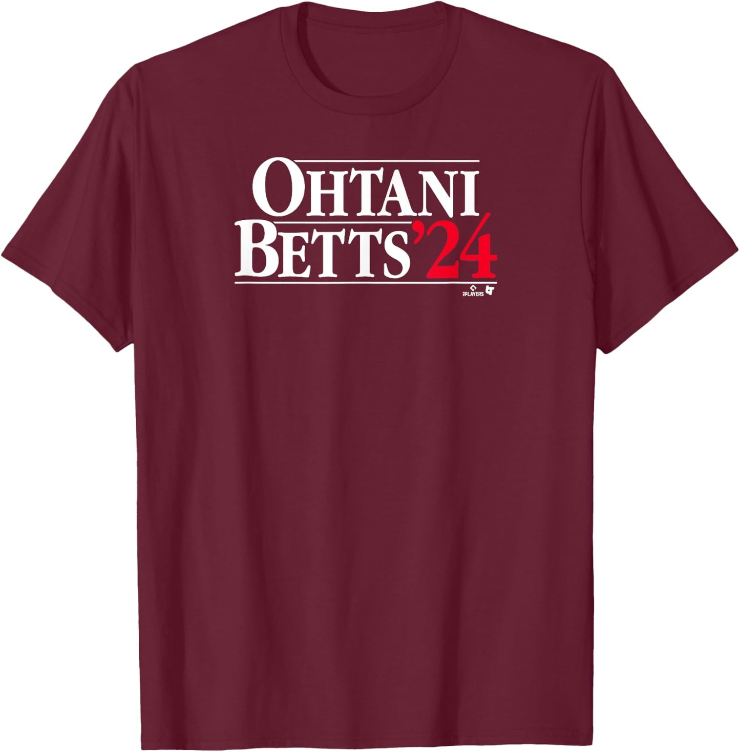 Ohtani-Betts '24 - Los Angeles Baseball T-Shirt - T-Shirt | Maroon