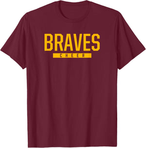 Star Valley Braves Cheer HS T-Shirt - T-Shirt | Maroon