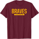 Star Valley Braves Cheer HS T-Shirt - T-Shirt | Maroon