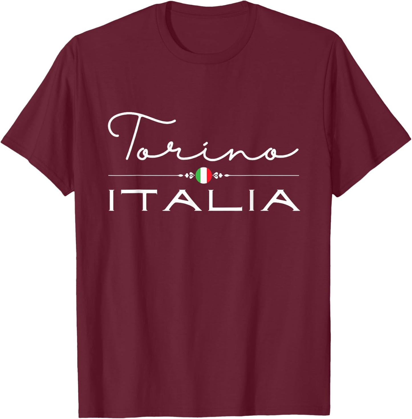Italy Turin Souvenir / Turin T-Shirt - T-Shirt | Maroon