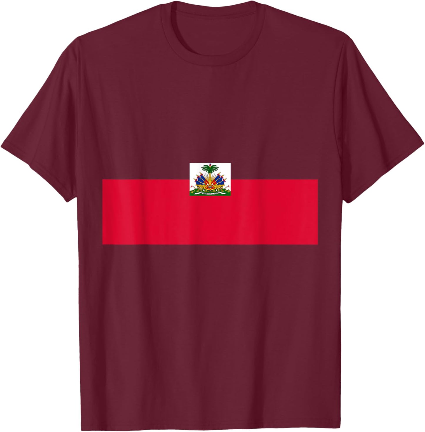 Halloween This Is My Haitian Costume Haiti T-Shirt - T-Shirt | Maroon