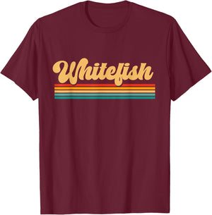 Whitefish Montana T-Shirt - T-Shirt | Maroon