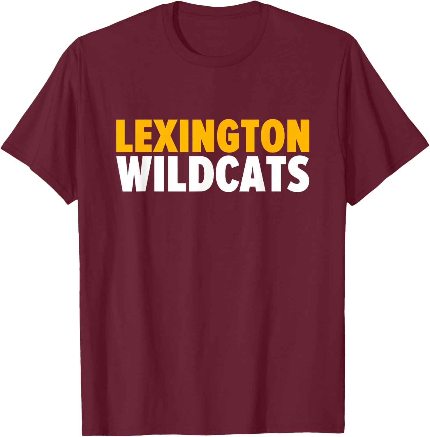 Lexington Wildcats Bold T-Shirt - T-Shirt | Maroon