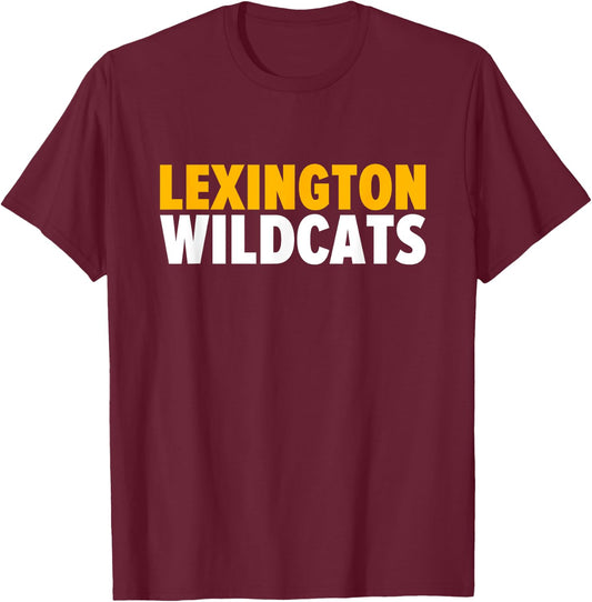Lexington Wildcats Bold T-Shirt - T-Shirt | Maroon