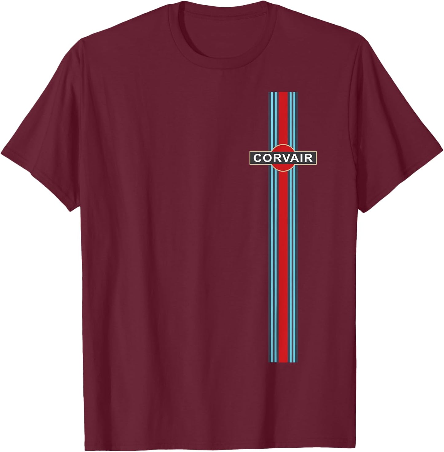 Corvair martini Racing Livery Tribute Style T-Shirt - T-Shirt | Maroon