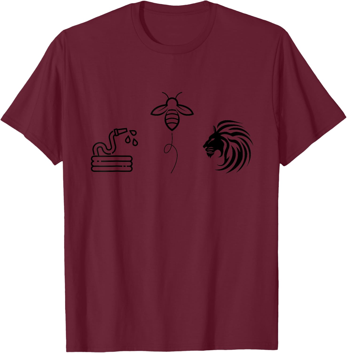 Hose bee lion T-Shirt - T-Shirt | Maroon