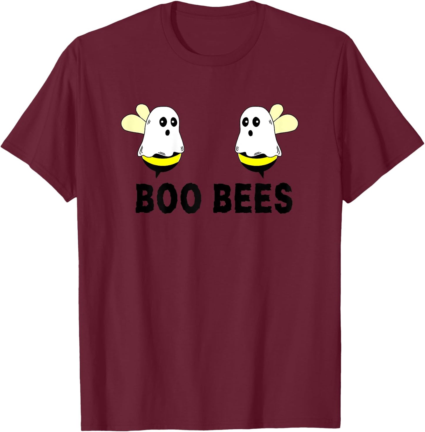 Boo Bees Funny Halloween Breast feeding Funny Mom Boo Women T-Shirt - T-Shirt | Maroon