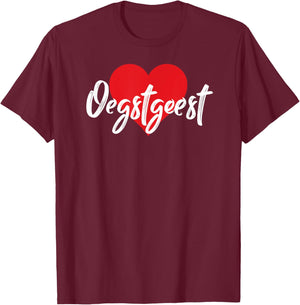 I Heart Oegstgeest Netherlands Love Dutch Souvenir Item T-Shirt - T-Shirt | Maroon