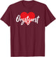 I Heart Oegstgeest Netherlands Love Dutch Souvenir Item T-Shirt - T-Shirt | Maroon