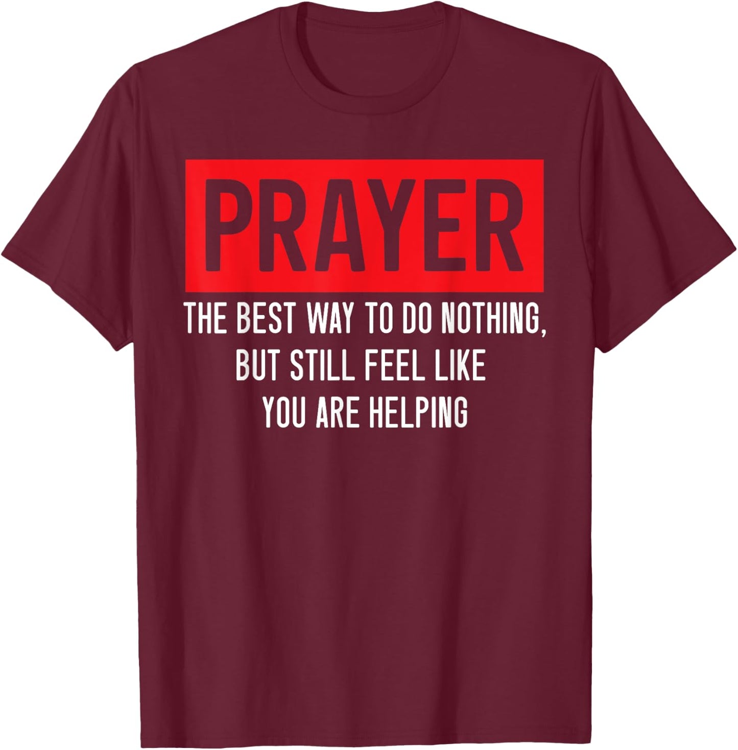 Atheism Anti-Religion Agnostic Freethinker Atheist T-Shirt - T-Shirt | Maroon