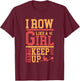Rowing Machine Indoor Rower Exercise Erg Workotu Ergometer T-Shirt - T-Shirt | Maroon
