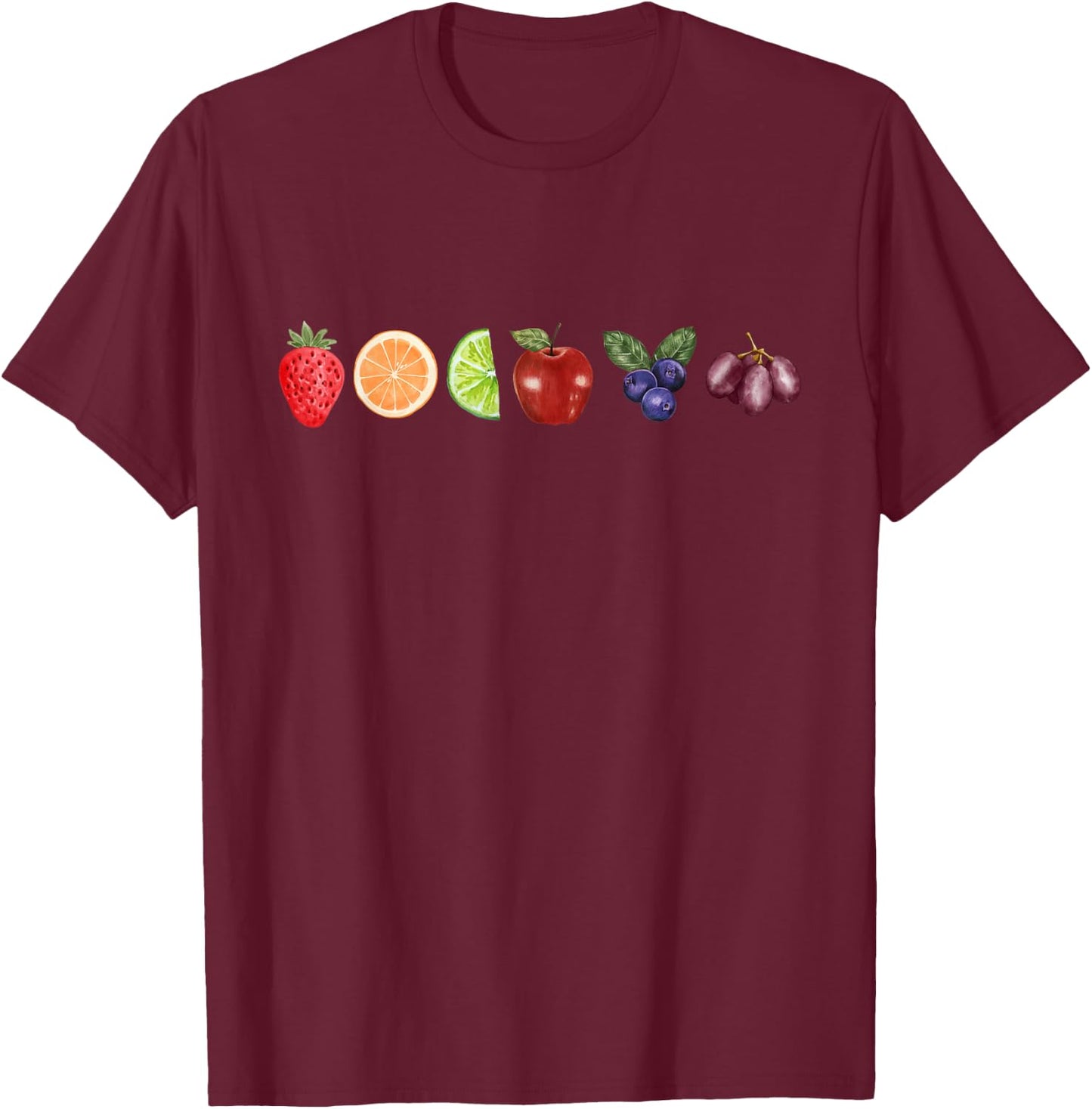 Fruity, Lesbian Subtle Pride, Subtle Bisexual Pride T-Shirt - T-Shirt | Maroon