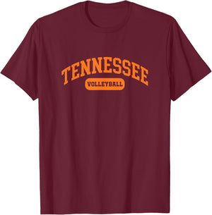 Tennessee Volleyball Player TN Volleyball Team T-Shirt - T-Shirt | Maroon
