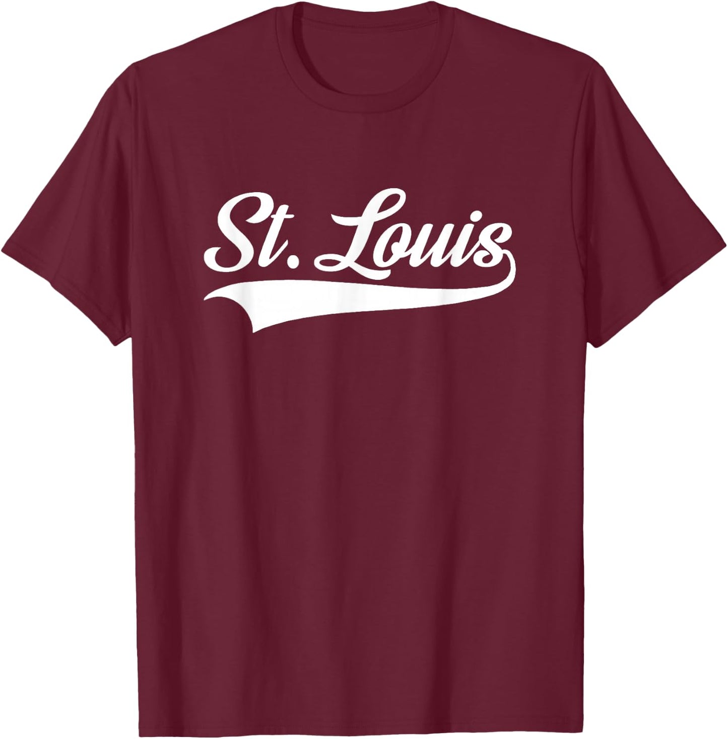 St. Louis - Hometown Pride - Throwback Design - Classic T-Shirt - T-Shirt | Maroon