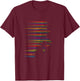 Running Jogging Gym Marathon Abstract Cool Art T-Shirt - T-Shirt | Maroon