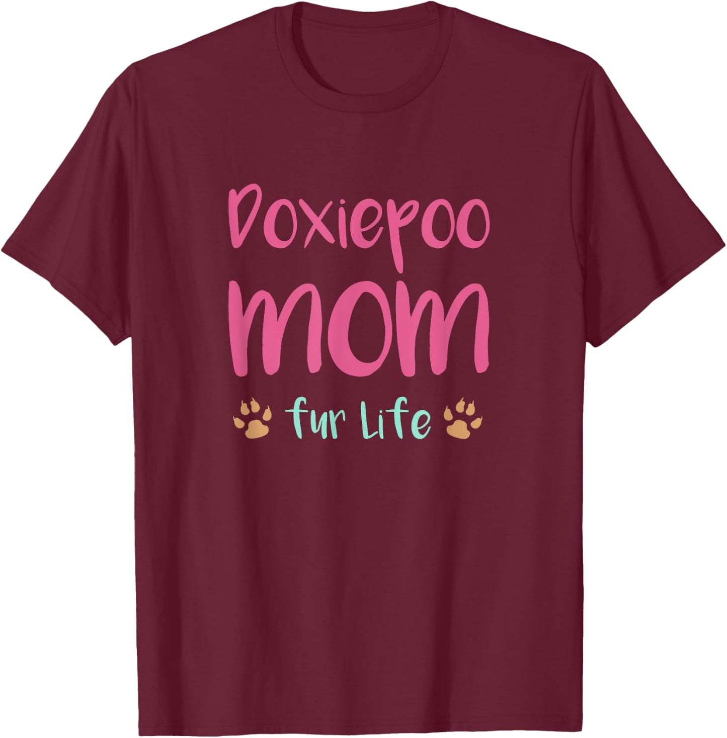 Doxiepoo Mom T-Shirt - T-Shirt | Maroon