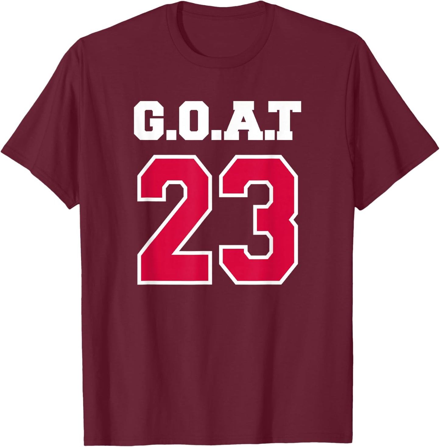 Goat 23 T-Shirt - T-Shirt | Maroon