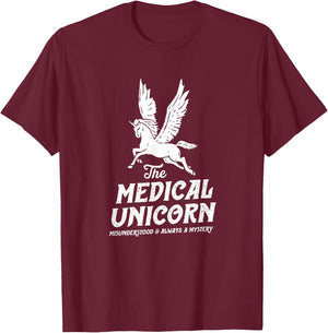 The Medical Unicorn Always A Mystery Rare Disease Awareness T-Shirt - T-Shirt | Maroon
