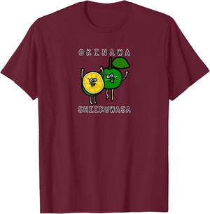 Okinawa Shikuwasa T-Shirt - T-Shirt | Maroon