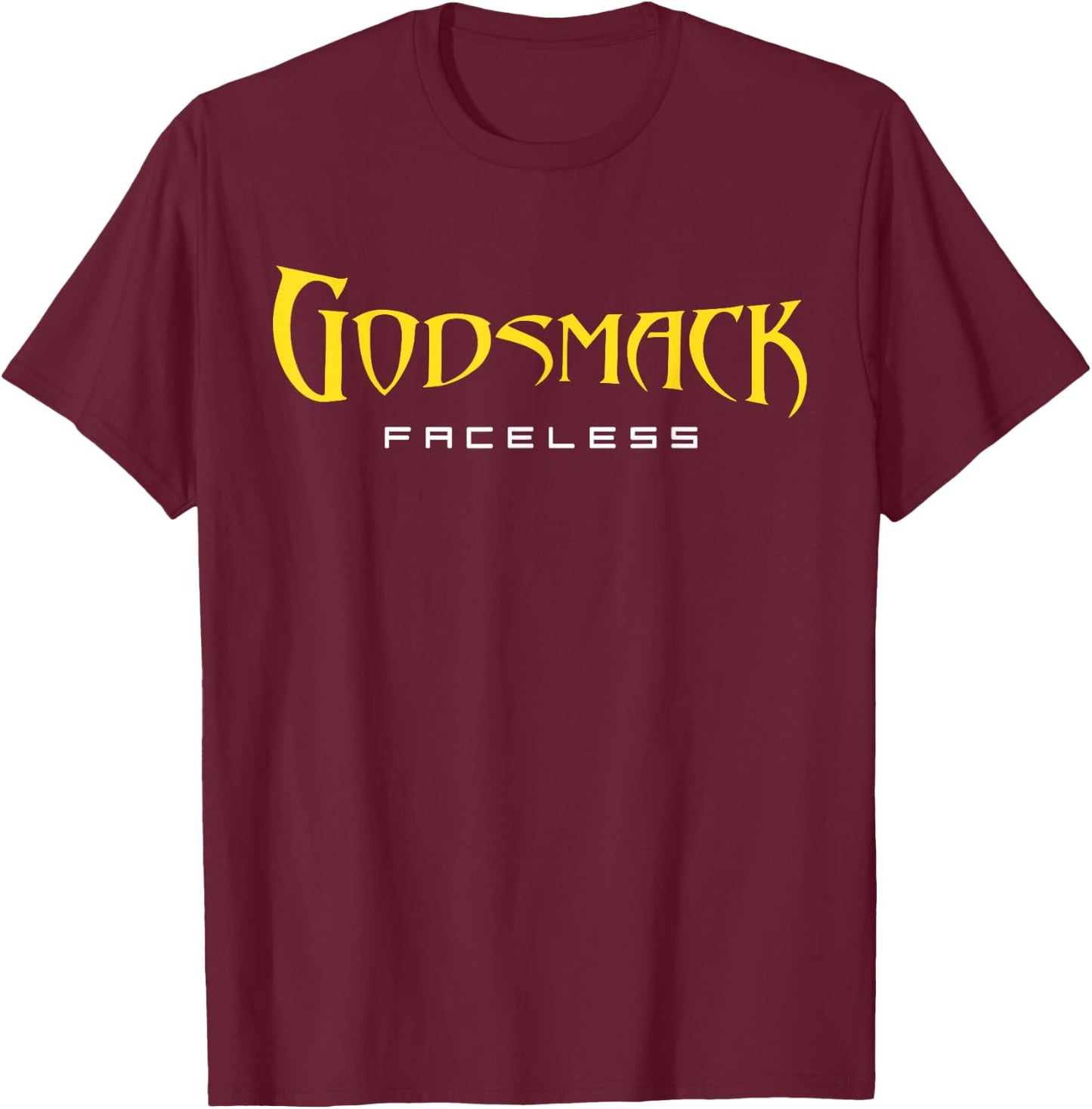 Godsmack Faceless Logo T-Shirt - T-Shirt | Maroon