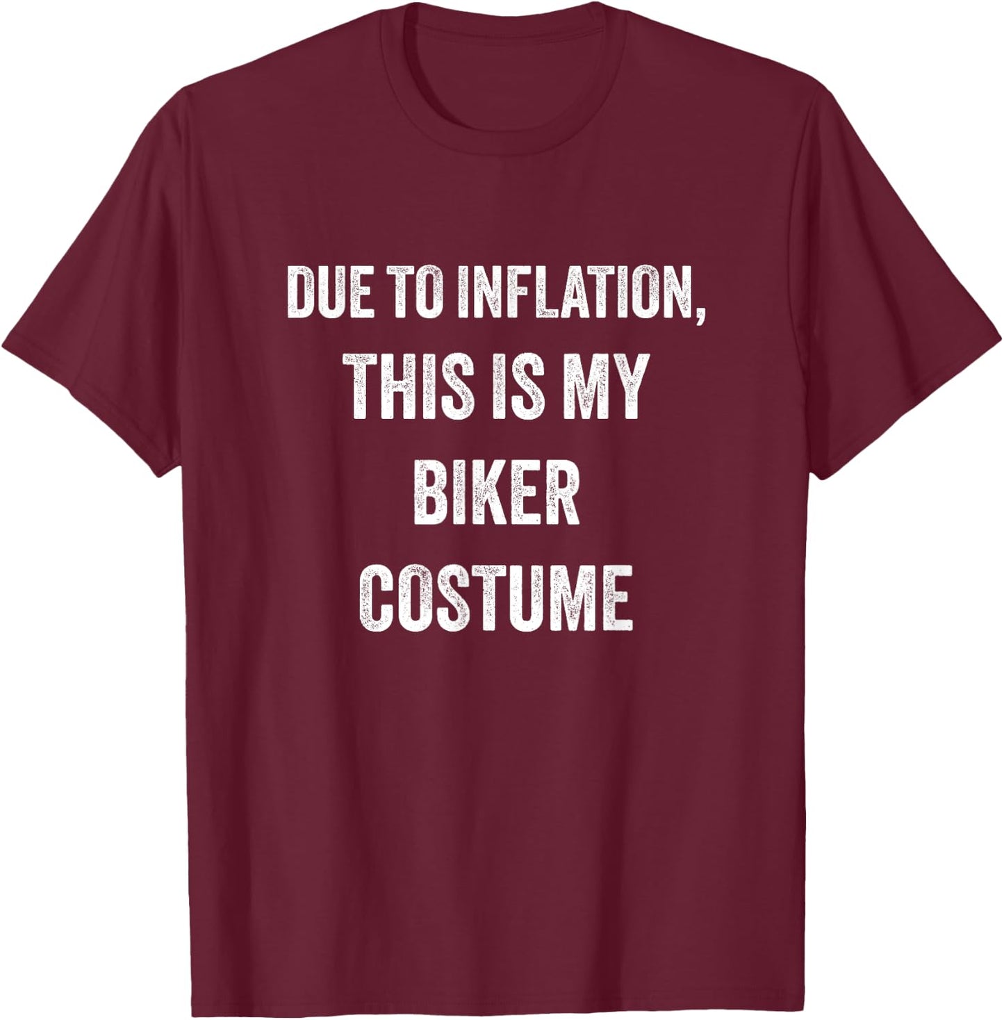 Biker Halloween Costume T-Shirt - T-Shirt | Maroon