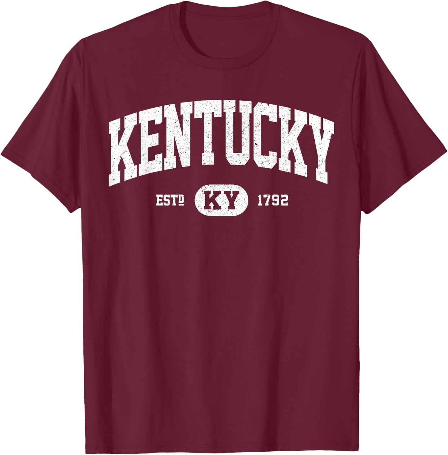 Vintage Kentucky Shirt, Retro Classic KY Souvenir T-Shirt - T-Shirt | Maroon
