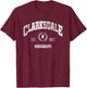 Clarksdale MS | Mississippi | Vintage Throwback T-Shirt - T-Shirt | Maroon
