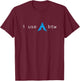 All Things Geek by MCMA I Use Arch, BTW , Small T-Shirt - T-Shirt | Maroon