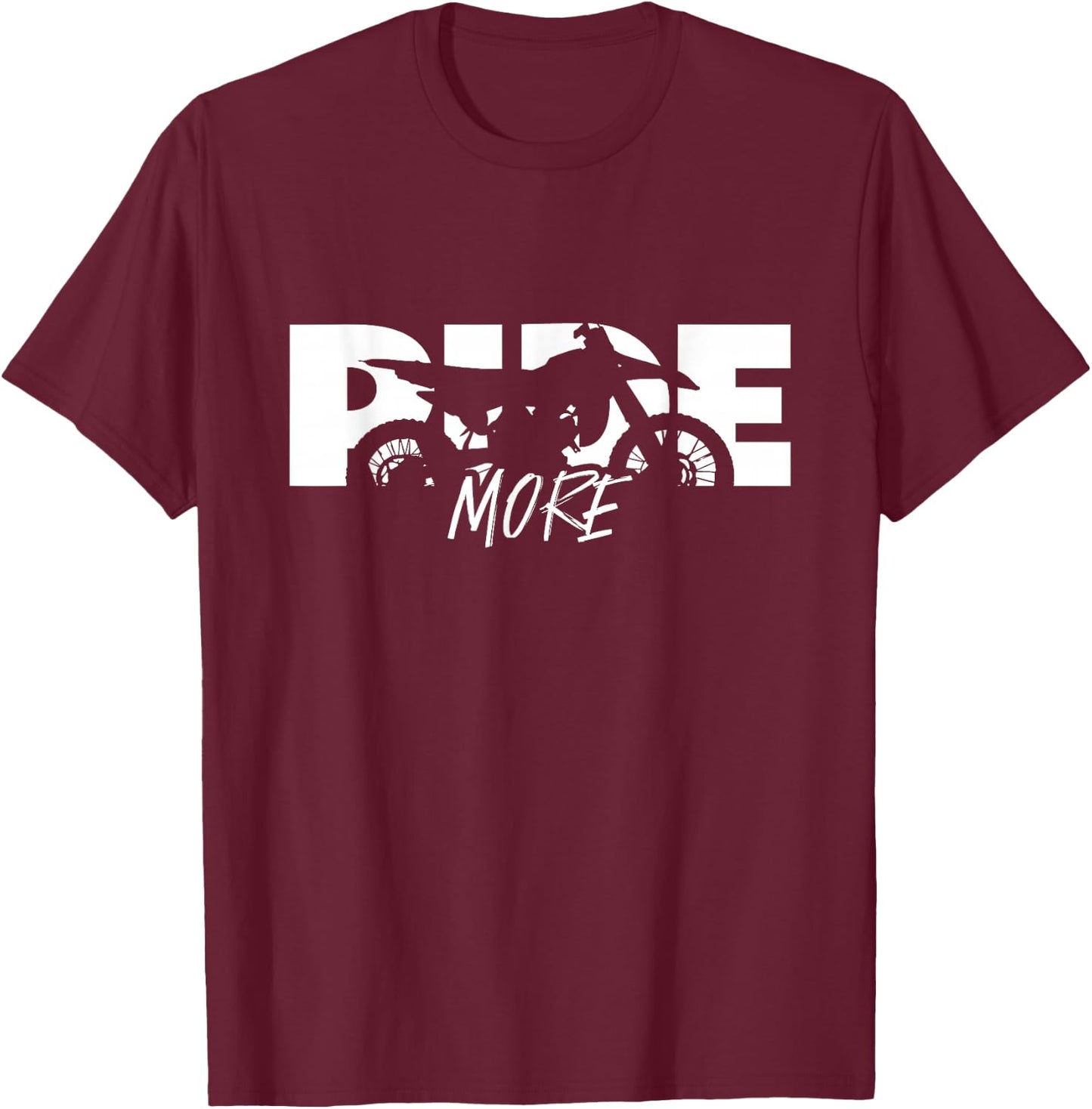 Dirt Bike Motocross T-Shirt - T-Shirt | Maroon