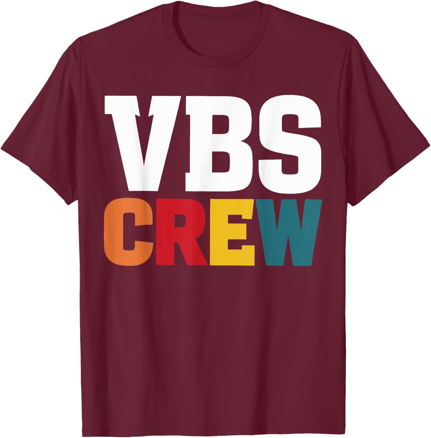 VBS Crew Faith-Based Gathering Sunday School Teacher Women Kids T-Shirt - T-Shirt | Maroon