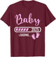 Baby loading 2025 for pregnancy announcement T-Shirt - T-Shirt | Maroon