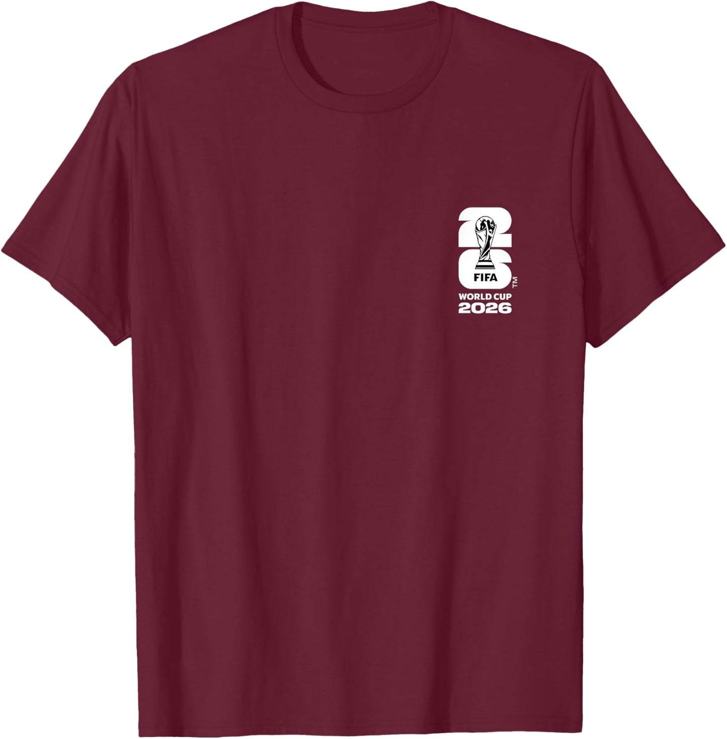 FIFA World Cup26 Sweden Country Ball T-Shirt - T-Shirt | Maroon