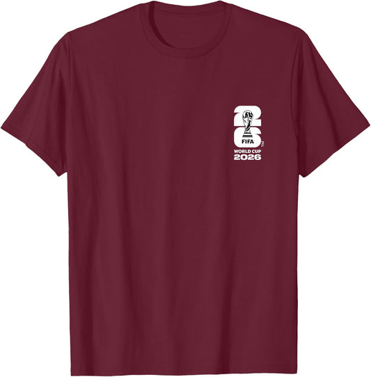 FIFA World Cup26 Sweden Country Ball T-Shirt - T-Shirt | Maroon