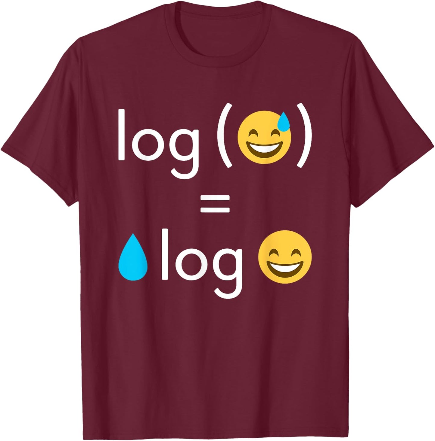 Funny Math T-Shirt - T-Shirt | Maroon