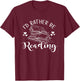 Id Rather Be Reading T-Shirt - T-Shirt | Maroon