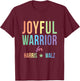 Joyful Warrior for Kamala Harris Tim Walz 2024 T-Shirt - T-Shirt | Maroon
