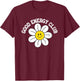 Good Energy Club For Positive Vibes Mindset T-Shirt - T-Shirt | Maroon