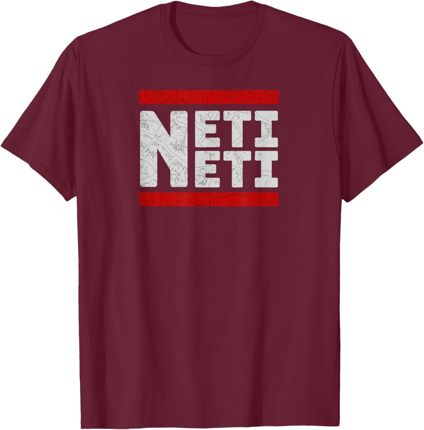 Mindbody Awareness : Neti Neti (Not this, not this) T-Shirt - T-Shirt | Maroon