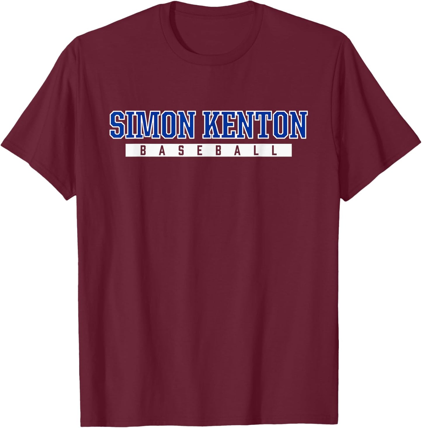 Simon Kenton High School Baseball T-Shirt - T-Shirt | Maroon