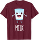 Milk & Cookies Matching Couple Halloween Best Friends T-Shirt - T-Shirt | Maroon